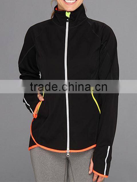 High Popular Women outdoorsport jacket reflective cycling jacket