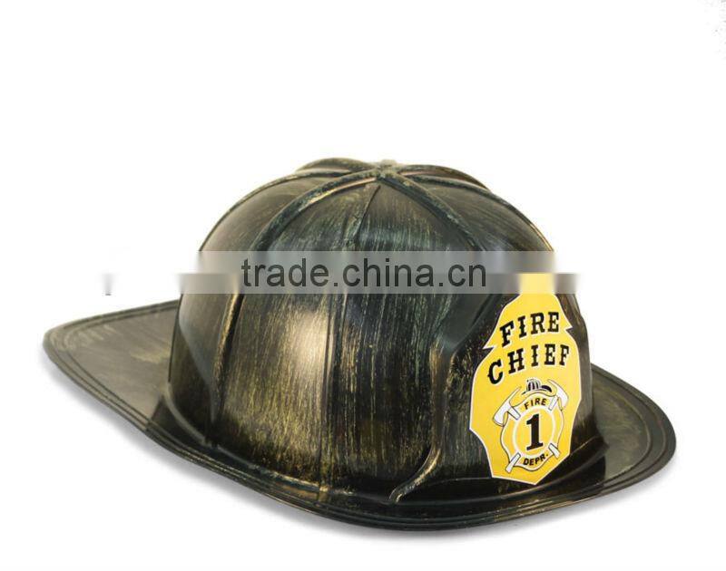 Plastic helmet Fire helmet with light for children for party or roleplay party