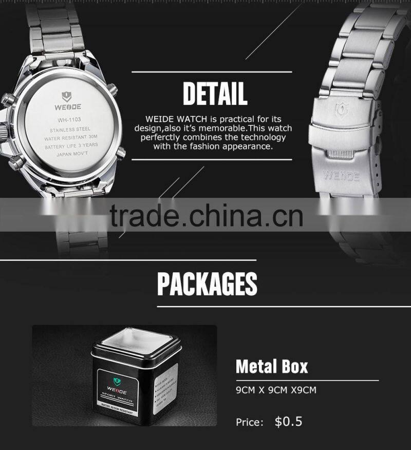 WEIDE Wholesale Alibaba WH1103-1 Water Resistant Men Watches Digital Watches