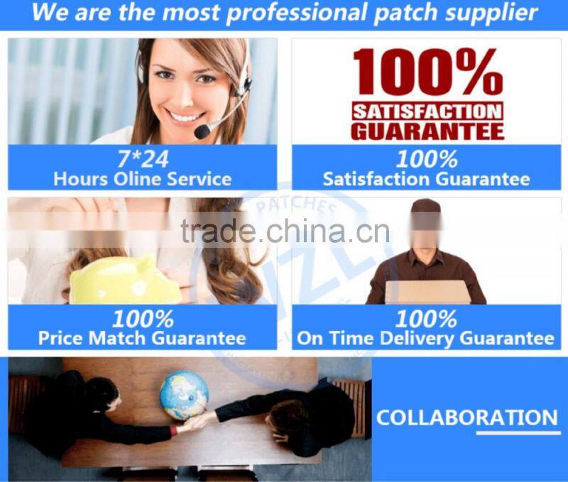 2015 Fashional Embroidered Patches custom woven patch