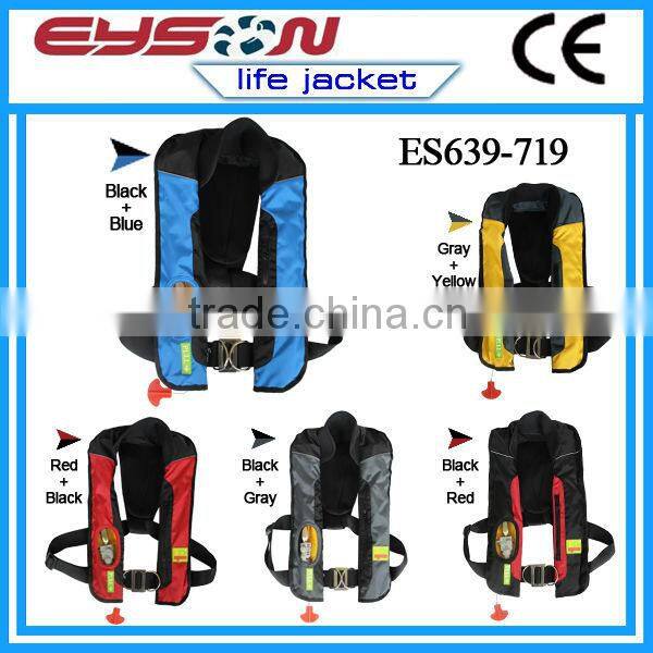 2015 CE life jacket, solas inflatable life jacket, inflatable life jacket for adults