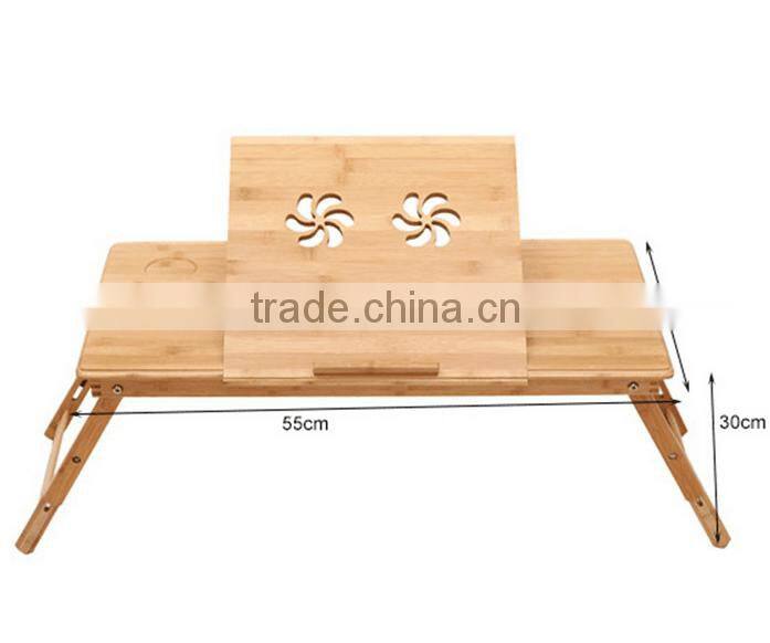 Bamboo folded laptop bedtable