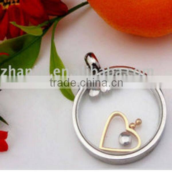 New product for 2013 fashion glass floating lockets jewelry supplies lockets #32022-1