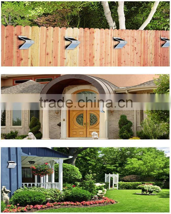 1.5w sun power solar led outdoor wall light, led solar street lamp