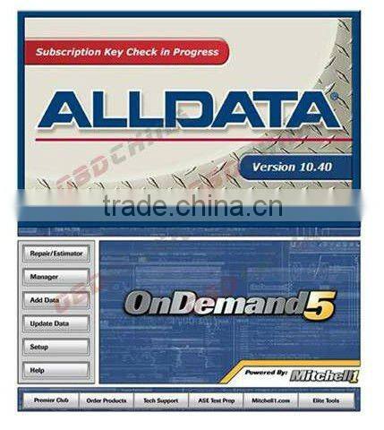 Auto Repair Software Alldata Version 10.40 and Mitchell V2011 Ondemand