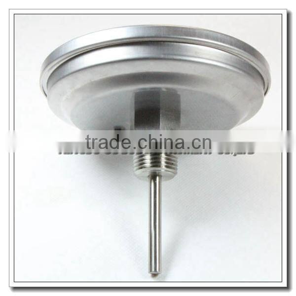 High quality all stainless steel industrial 3" bi-metal back mount thermometer 0-250