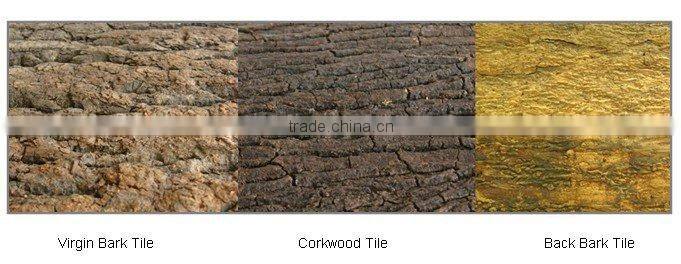 Cork bark tiles / cork bark