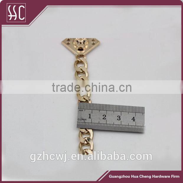 shiny gold metal chain, metal handbag chain, Guangzhou metal chain