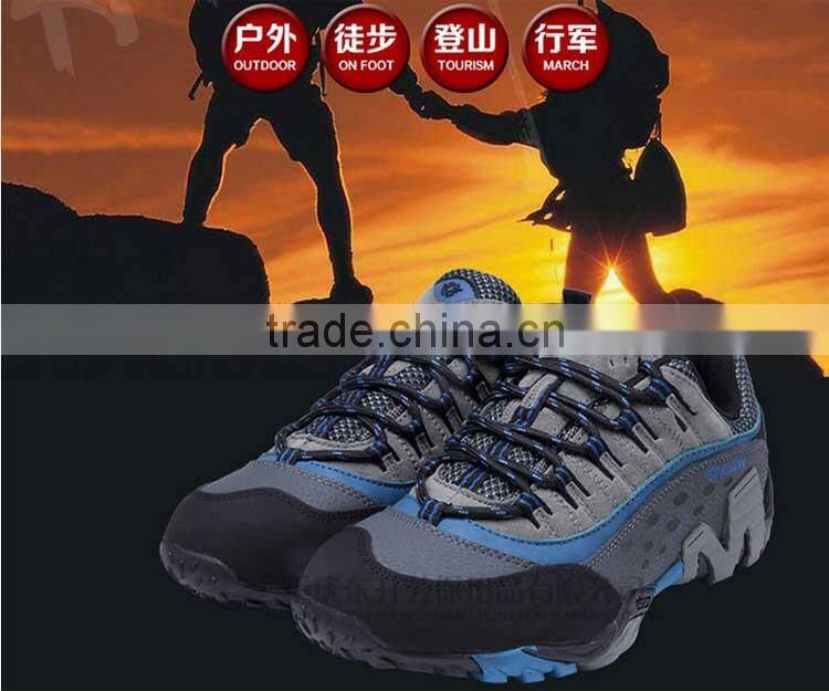 Short Blue Trendy Hiking Boot for Outdoor
