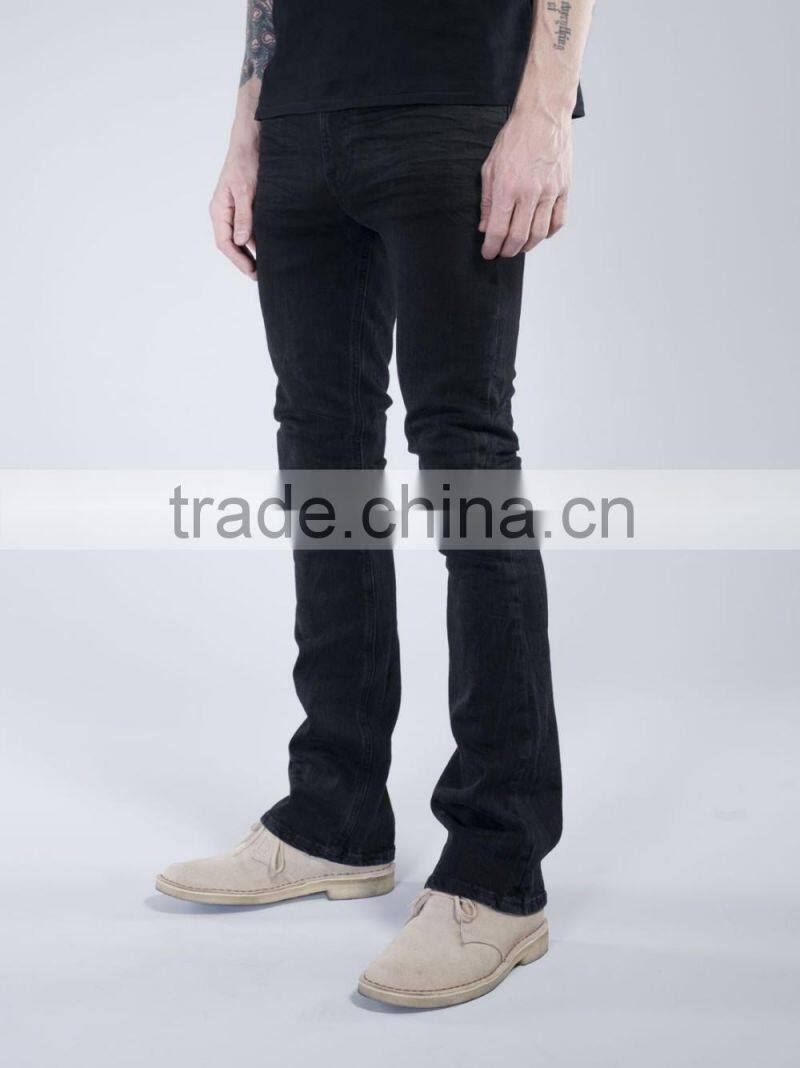 fashion design tight fit bootcut mens jeans JX020
