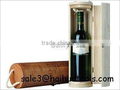 PINE WOOD wine box without accessories for single the best design