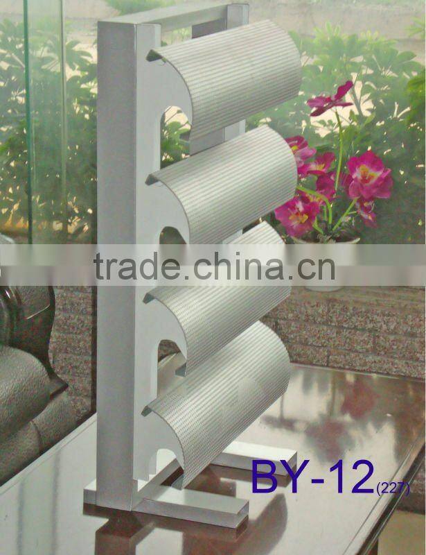 Curved perforated aluminum sun louver/screen (C E)