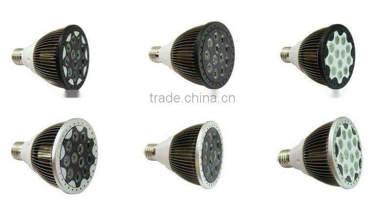 12w led par30 spotlight,1080lm,210W/M.K