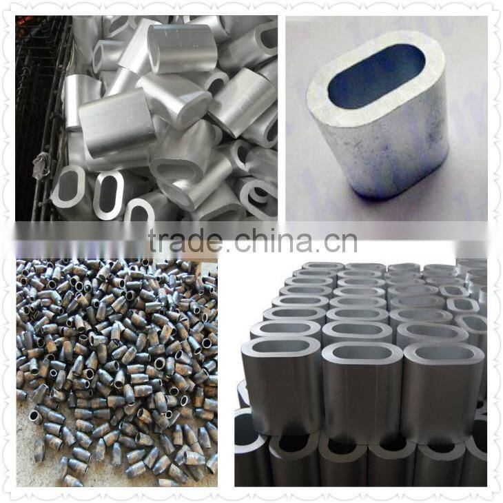 new type duplex aluminum crimp ferrule for steel wire rope