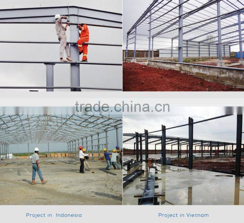 Easier to Assemble Low Cost Foldable Design Prefab Warehouse For Arabia