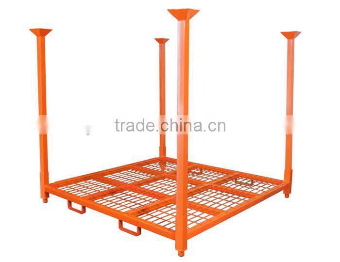 Industrial warehouse tyre storage stacking rack