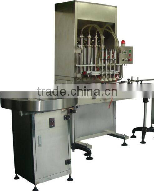 6 heads Automatic PE milk bottle filling machine with CE certificated factory price