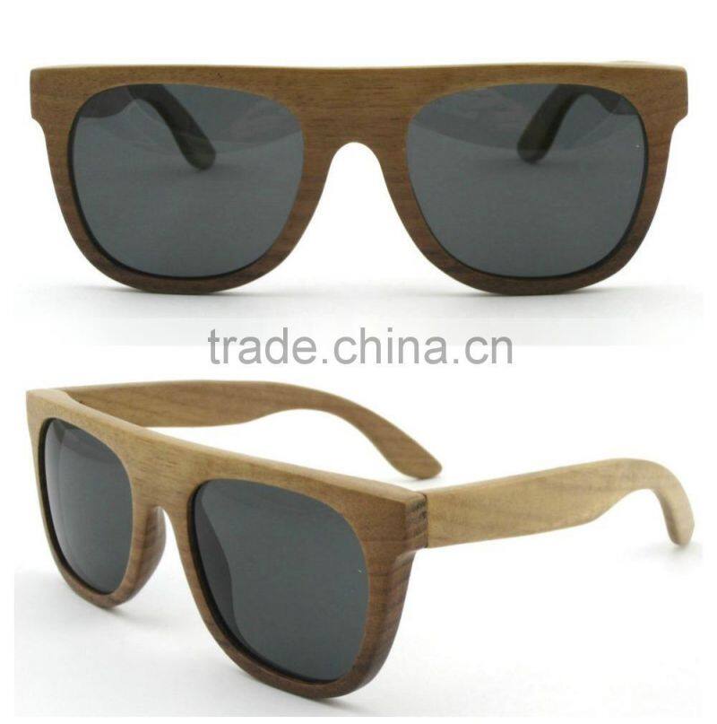 Good sale unisex style high quality 100% natural wood sunglasses polarized UV400