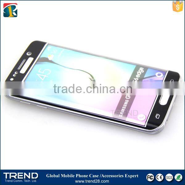 China suppliers hot selling tempered glass screen protector for s6 edge