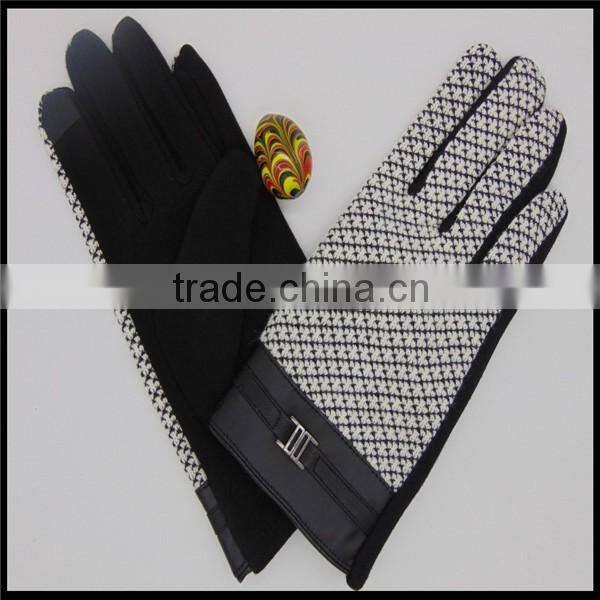 2016 NEW China Supplier Fashion Micro Velvet Hand Gloves For Men