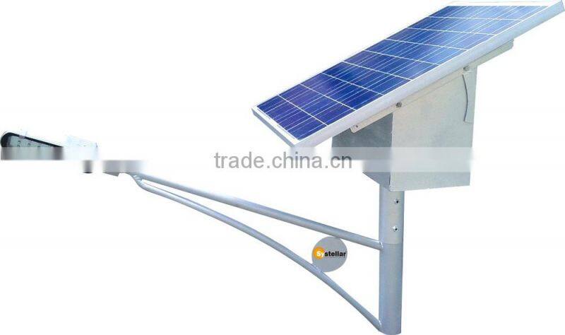 70W New Design High Efficiency Separated Street Light Solar With Pole OEM Acceptable