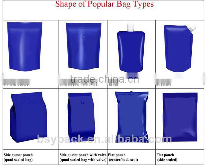 Aluminum foil zipper pouch with window