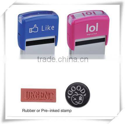 custom plastic office seal