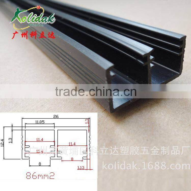 E shape PVC plastic profile extrusion