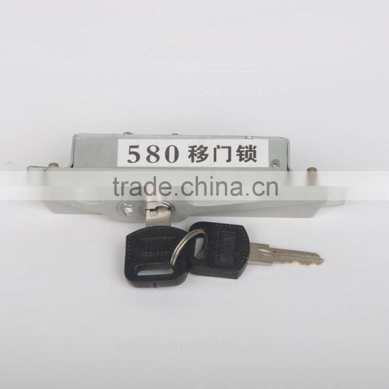 Chinese locks manufacturer plastic sliding lock glass door push lock