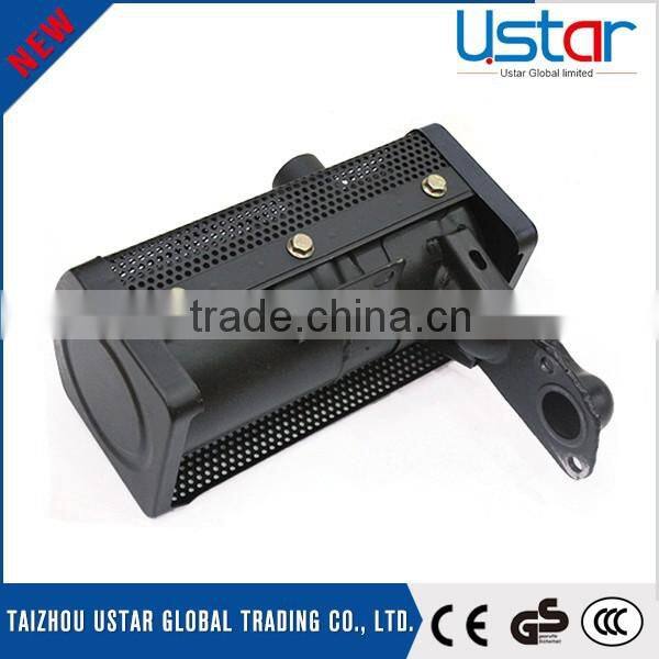 Cheap standard size muffler 170f diesel engine spares