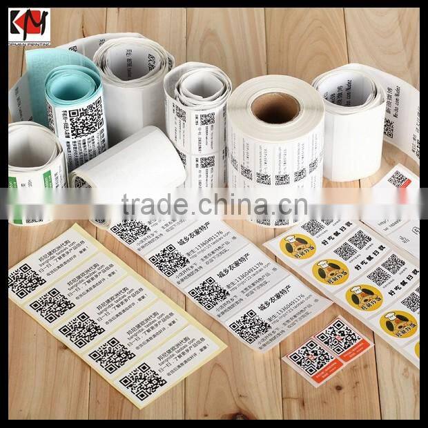 Adhesive Label Waterproof Round Label Printer sticker