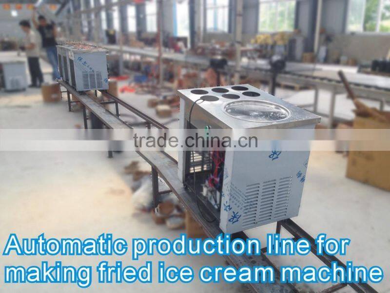 2016 Lestars Miguelitos Multi-functional Flat Pan Frying Ice Pan Machine