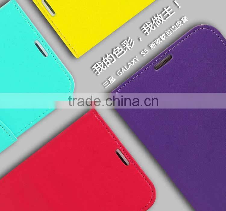 Factory directly Wholesale pu leather flip cover case for Apple Iphone 6