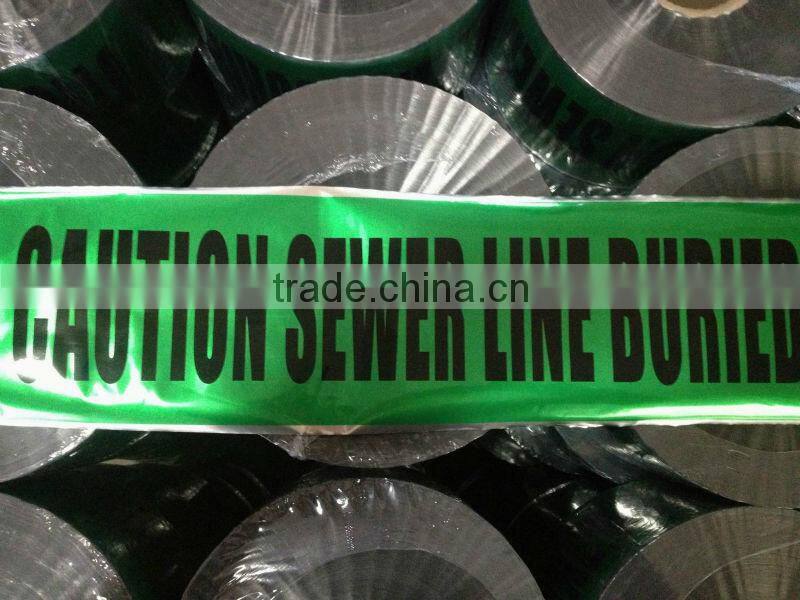 Underground detectable warning tape electrical cable tape
