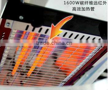 2 color 1 station manual silk screen printer with flash dryer