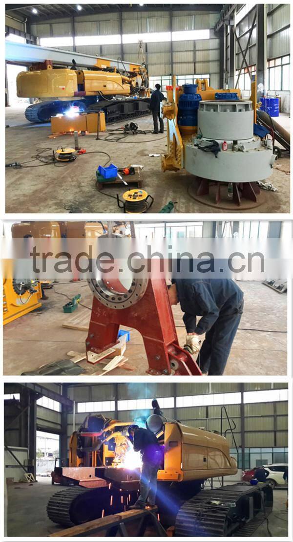 MOST Capable!!! Crawler Drill, FAR80 Hydraulic rotary drilling rig with long Spiral