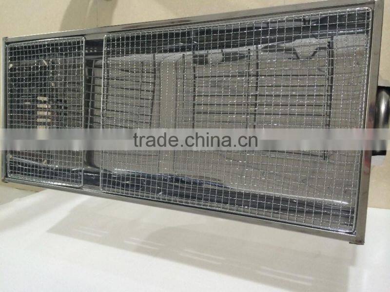 Hot sale portable and foldable stainless steel charcoal BBQ grill