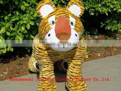 plush electric toy car