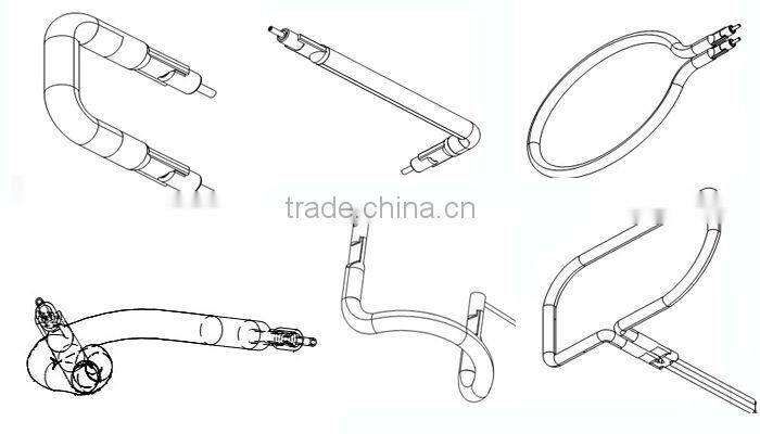 shortwave quartz infrar heat lamp heating emitter