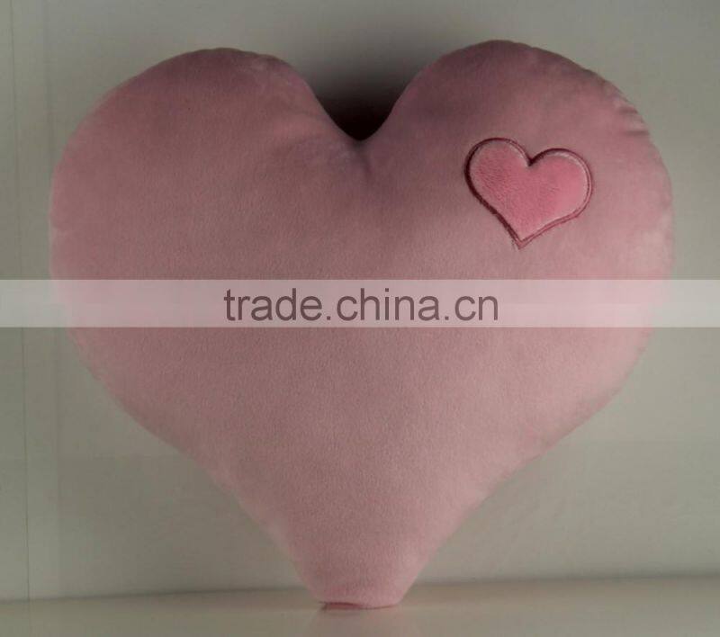 colorful Plush heart shaped Pillows for wedding gift and valentine's day