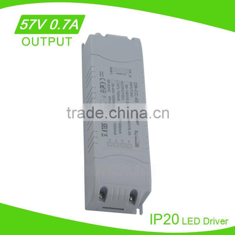 led driver power supply 57v 40w 0.7A led power driver