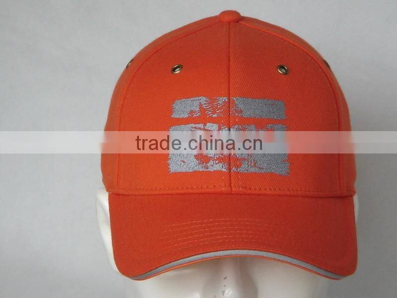 spandex cotton flex fitted cap with printing