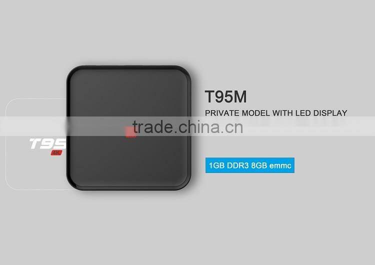 T95m Quad Core TV Box With KODI 16.0 Fully Loaded 1GB/2GB 8GB