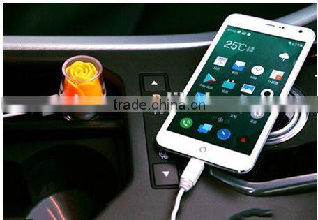 Reversible 5v 3.4a Custom Colors Dual Port 2 Usb Car Charger For Mobile Tablet