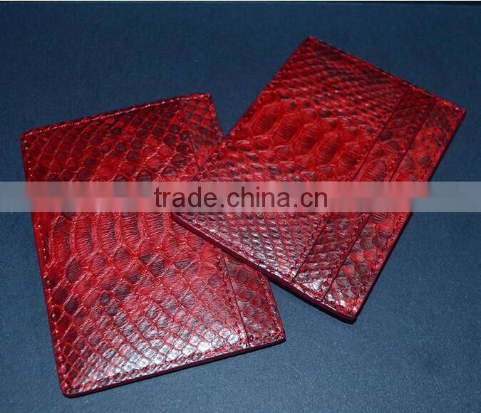 Python Card Holder Custom Card Holder Leather