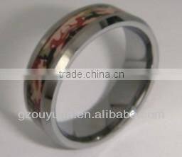 camouflage rings,tungsten carbide ring, wedding ring, fashion ring from China made