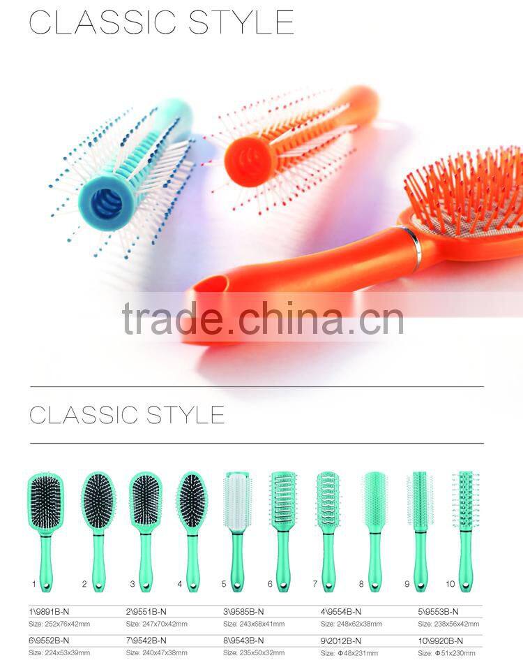 Professional Factory SupplyPlasticcushion hairbrushes
