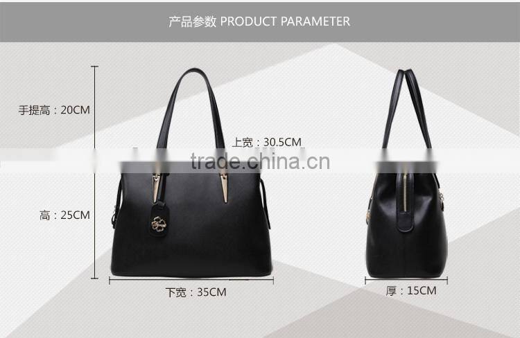 2015 fashion pu leather bag ladies handbag shoulder bags