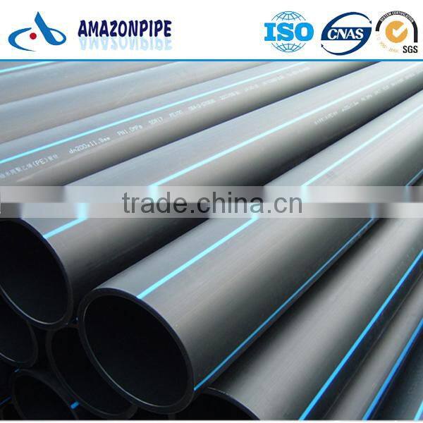 Hot-sale pure materials PE100 pe plastic pipes 160mm for drinking water supply