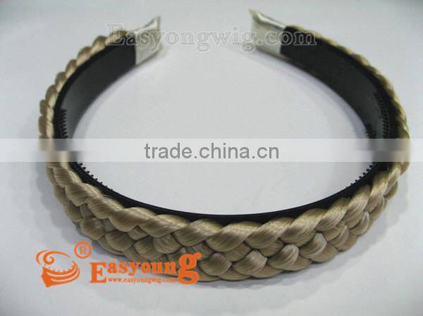 Magic twist hair plaits, synthetic headband braids